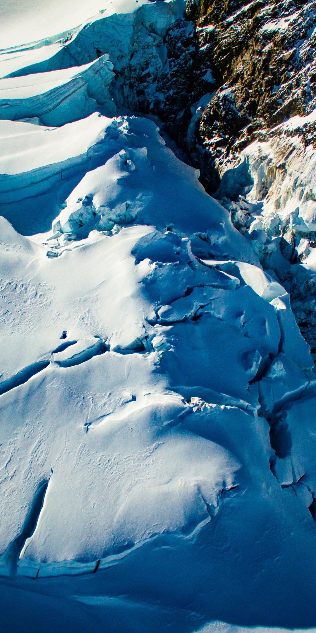 Snow Layer, Glacier, Winter, Wallpaper - Glacier , HD Wallpaper & Backgrounds