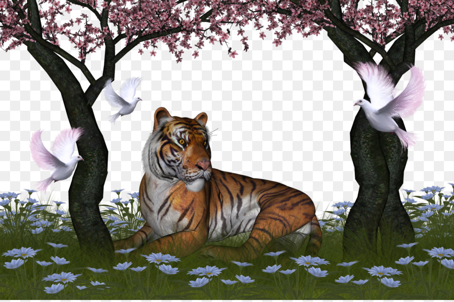 Jungle King Tiger - Tiger In Jungle Transparent , HD Wallpaper & Backgrounds