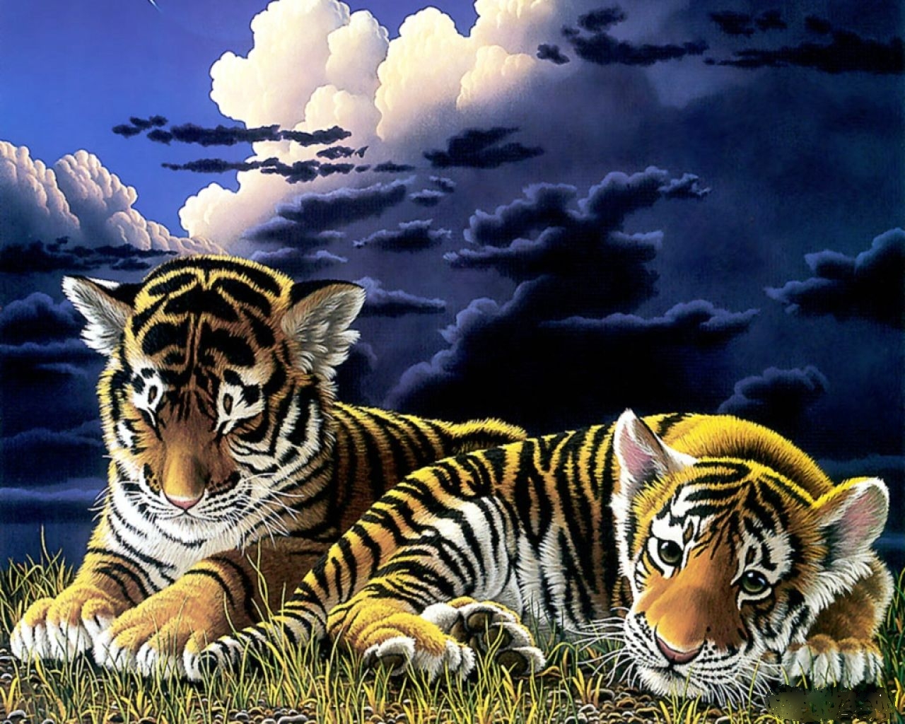 Kingsimba4ever9 Images Big Cats For You Sis Hd Wallpaper - Tiger With Cubs , HD Wallpaper & Backgrounds