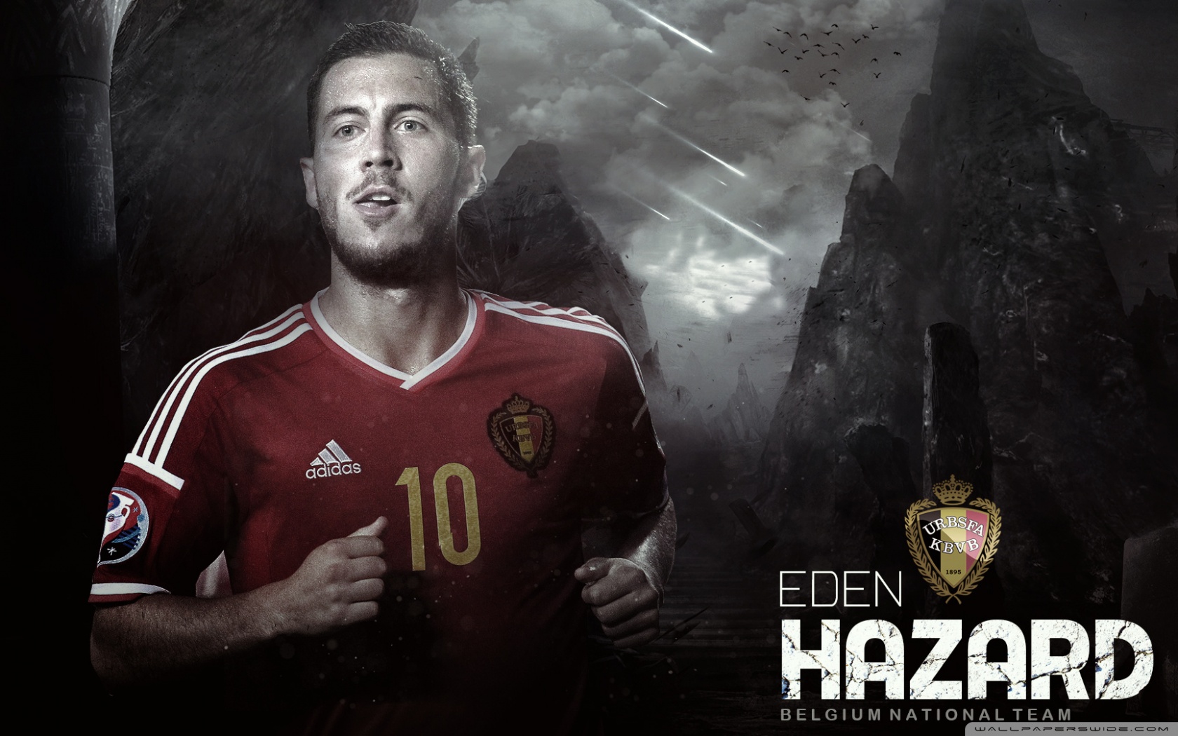 Wide - Eden Hazard Belgium Background , HD Wallpaper & Backgrounds