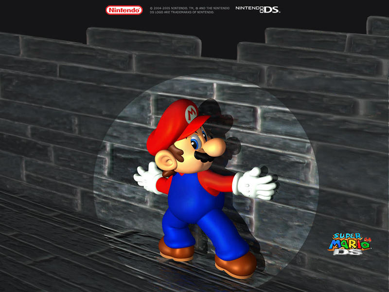 Super Mario 64 Ds Desktop Wallpaper - Mario Bros 64 Manual , HD Wallpaper & Backgrounds