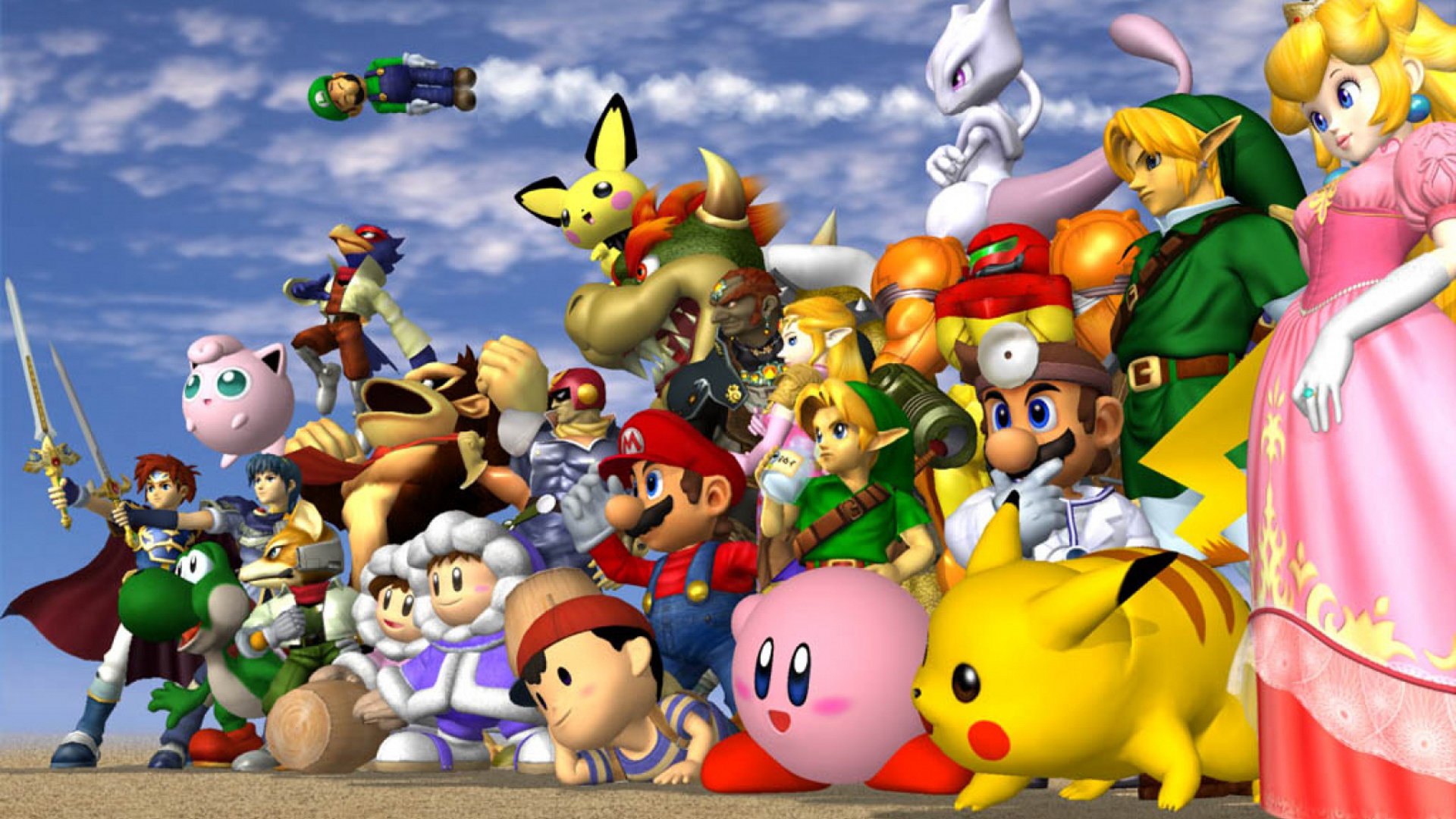 Awesome Super Smash Bros - Super Smash Bros Melee , HD Wallpaper & Backgrounds