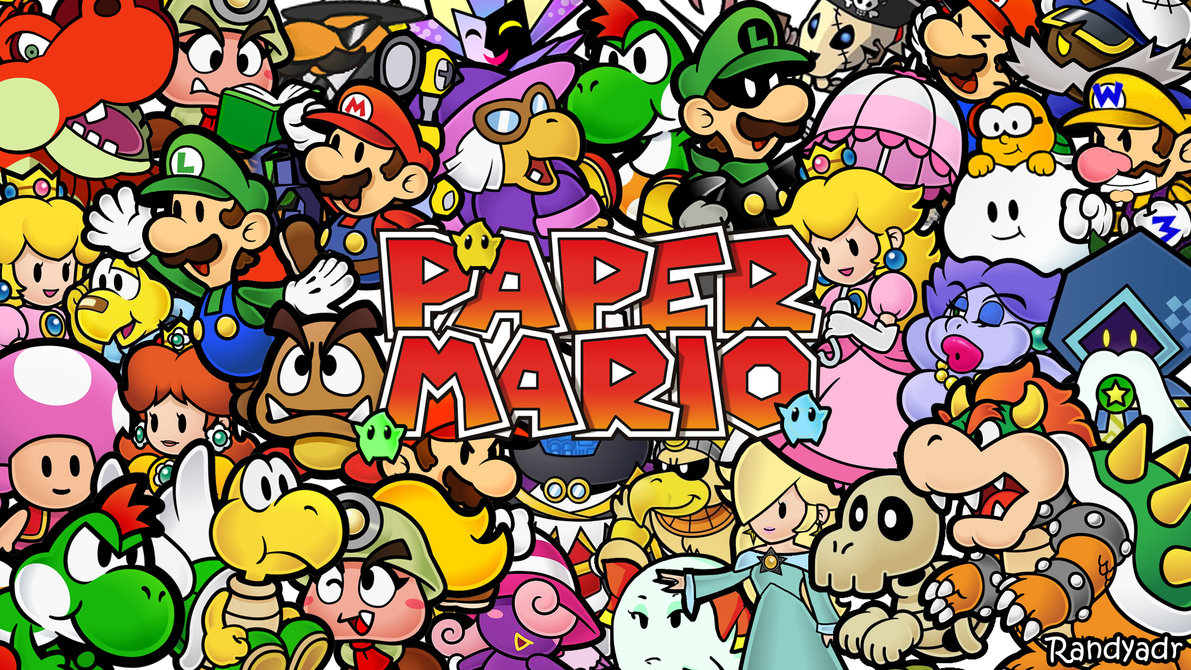 Paper Mario 64 Background - All Mario Characters Background , HD Wallpaper & Backgrounds