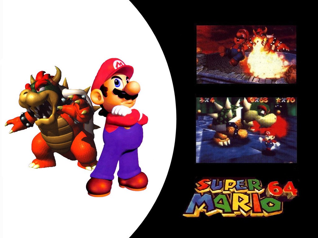 Super Mario 64 Wallpaper Wallpapersafari - Hd Wallpaper Super Mario 64 , HD Wallpaper & Backgrounds