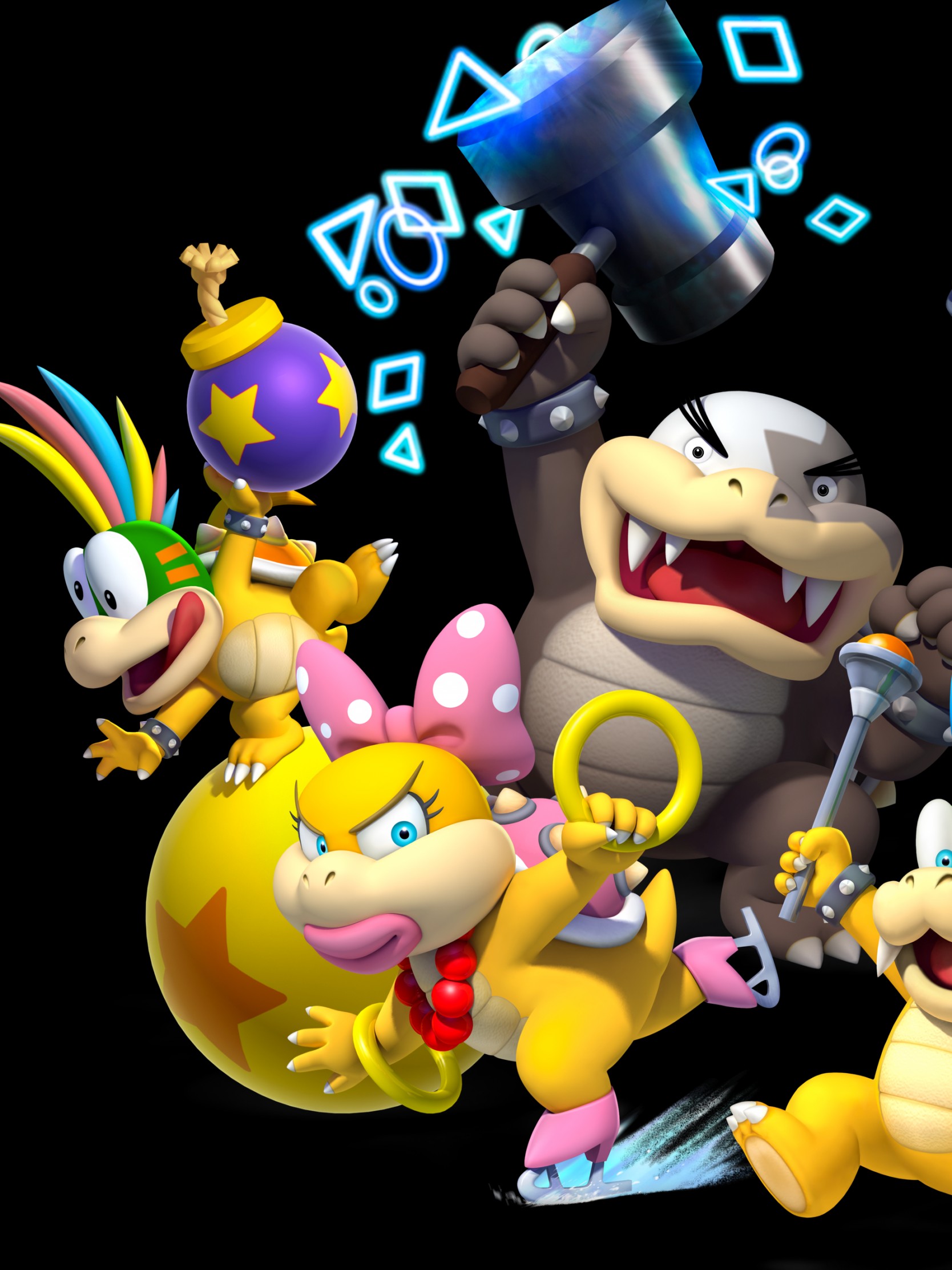 Download Wallpaper - New Super Mario Bros U Deluxe Koopalings , HD Wallpaper & Backgrounds