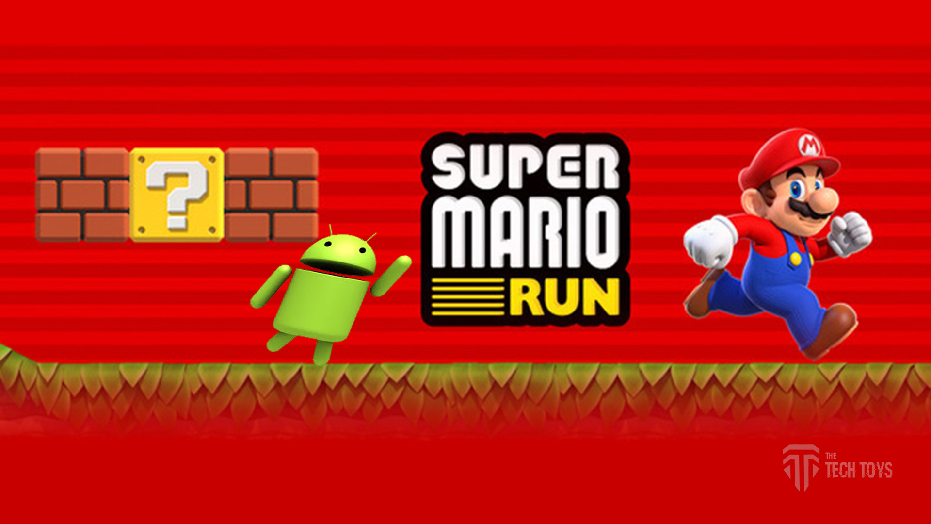 Super Mario Run On Android - Super Mario Run , HD Wallpaper & Backgrounds