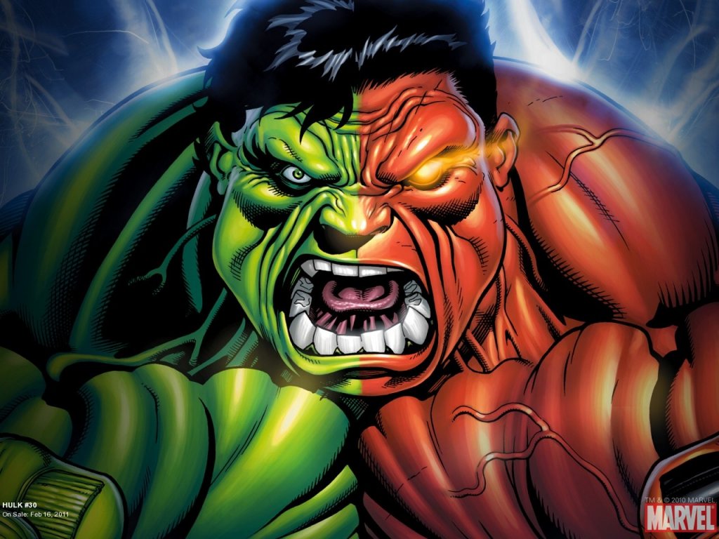 Download - Hulk Green And Red , HD Wallpaper & Backgrounds