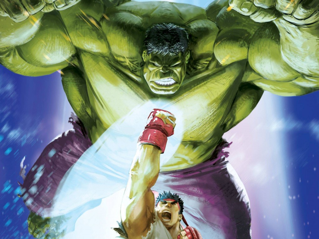 Download Wallpaper - Marvel Vs Capcom Comic Variants , HD Wallpaper & Backgrounds