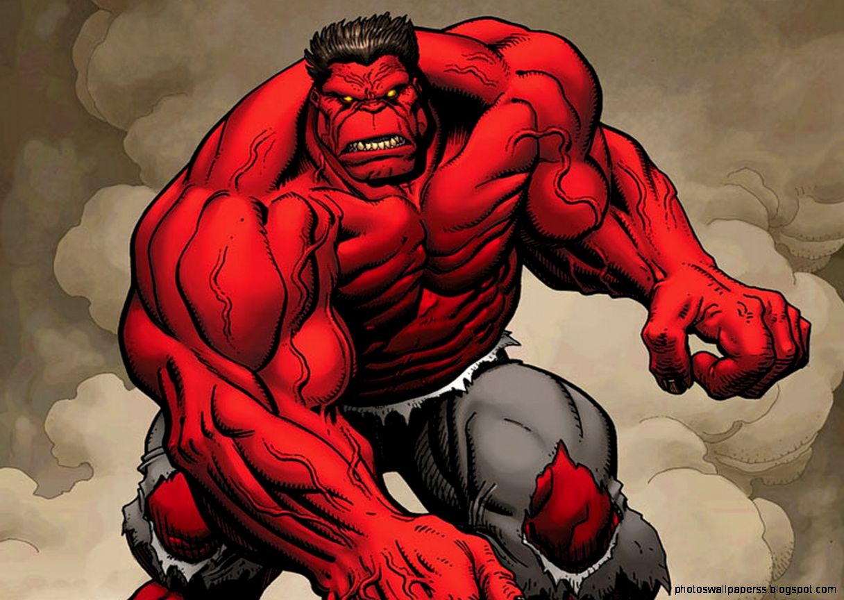 View Original Size - Red Hulk Images Hd , HD Wallpaper & Backgrounds