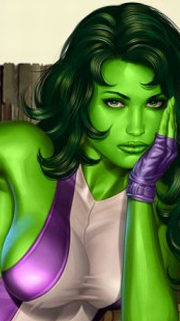 Comics / She-hulk Mobile Wallpaper - She Hulk Mobile , HD Wallpaper & Backgrounds