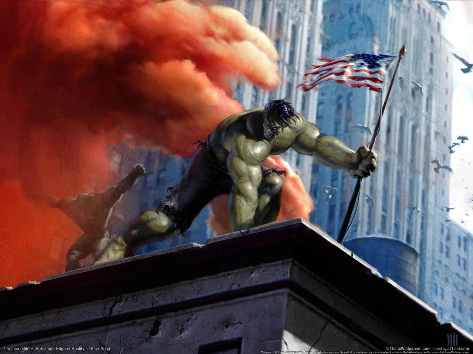 The Incredible Hulk Wallpapers And Stock Photos - Incredible Hulk American Flag , HD Wallpaper & Backgrounds