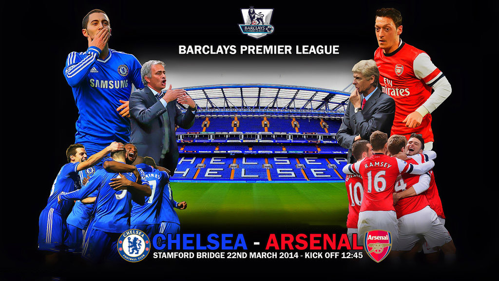 Chelsea Vs Arsenal Wallpaper - Chelsea Vs Arsenal Poster , HD Wallpaper & Backgrounds