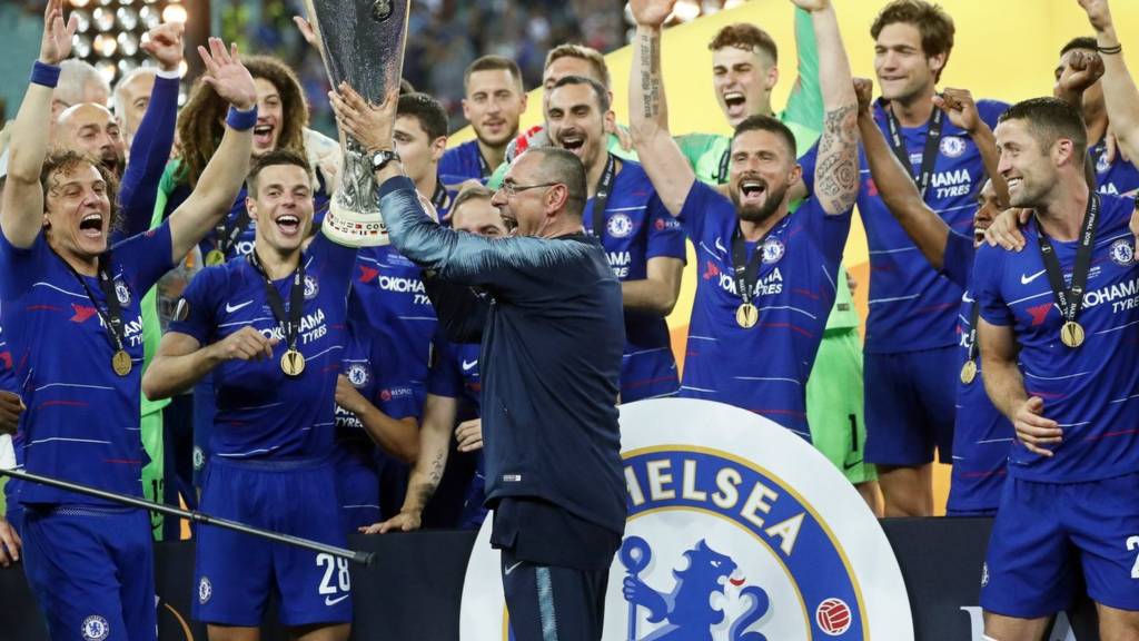 Chelsea Celebrate - Chelsea Europa League 2019 , HD Wallpaper & Backgrounds