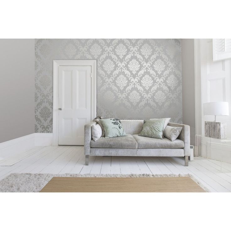 Henderson Interiors Chelsea Glitter Damask Wallpaper - Henderson Interiors Camden Trellis Wallpaper Soft Grey , HD Wallpaper & Backgrounds