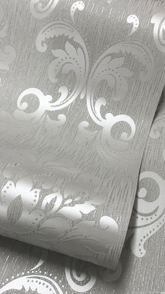 Mobile, Android, Tablet - Silver Damask Wallpaper Bedroom , HD Wallpaper & Backgrounds
