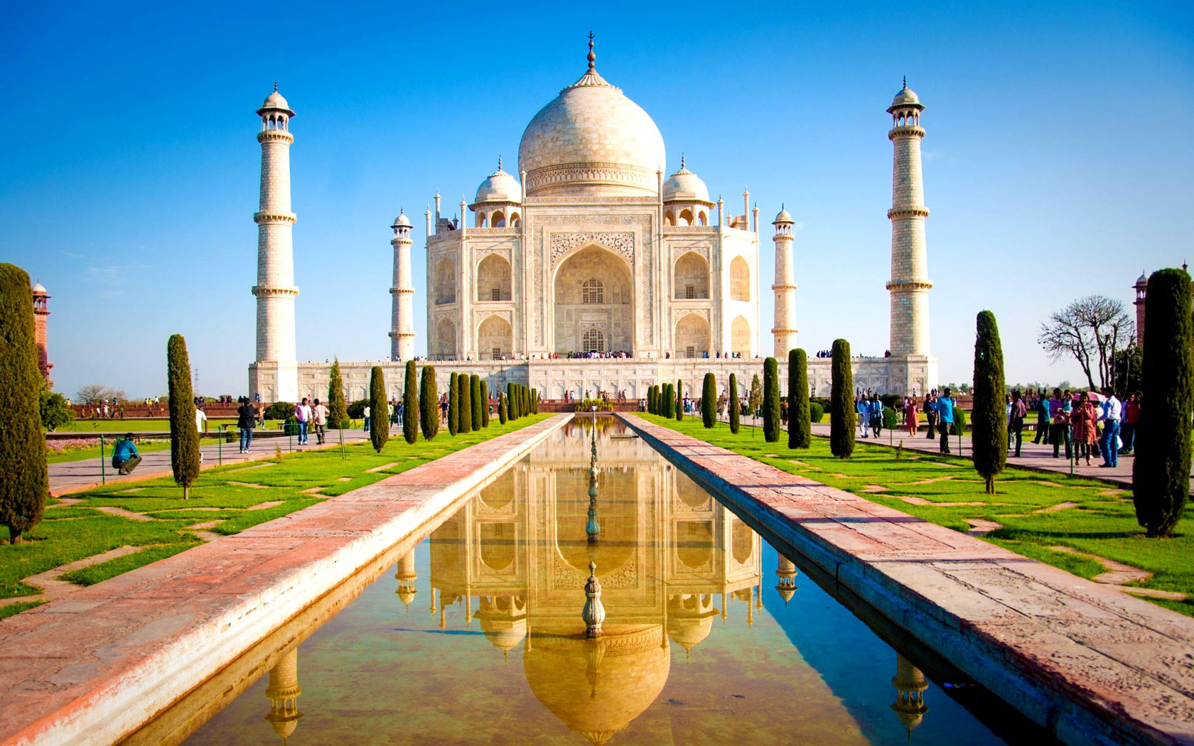 Taj Mahal Hd Wallpaper - Taj Mahal , HD Wallpaper & Backgrounds