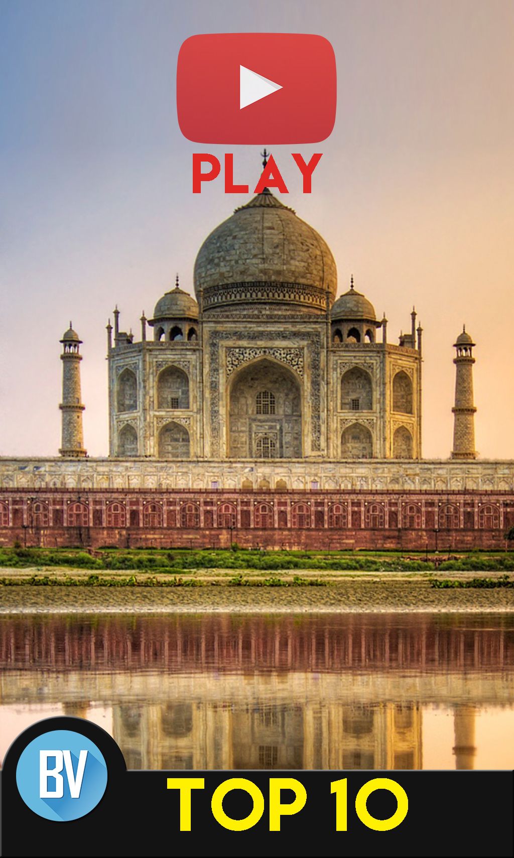 Top 10 Most Beautiful Places To Visit In India Taj - Taj Mahal , HD Wallpaper & Backgrounds