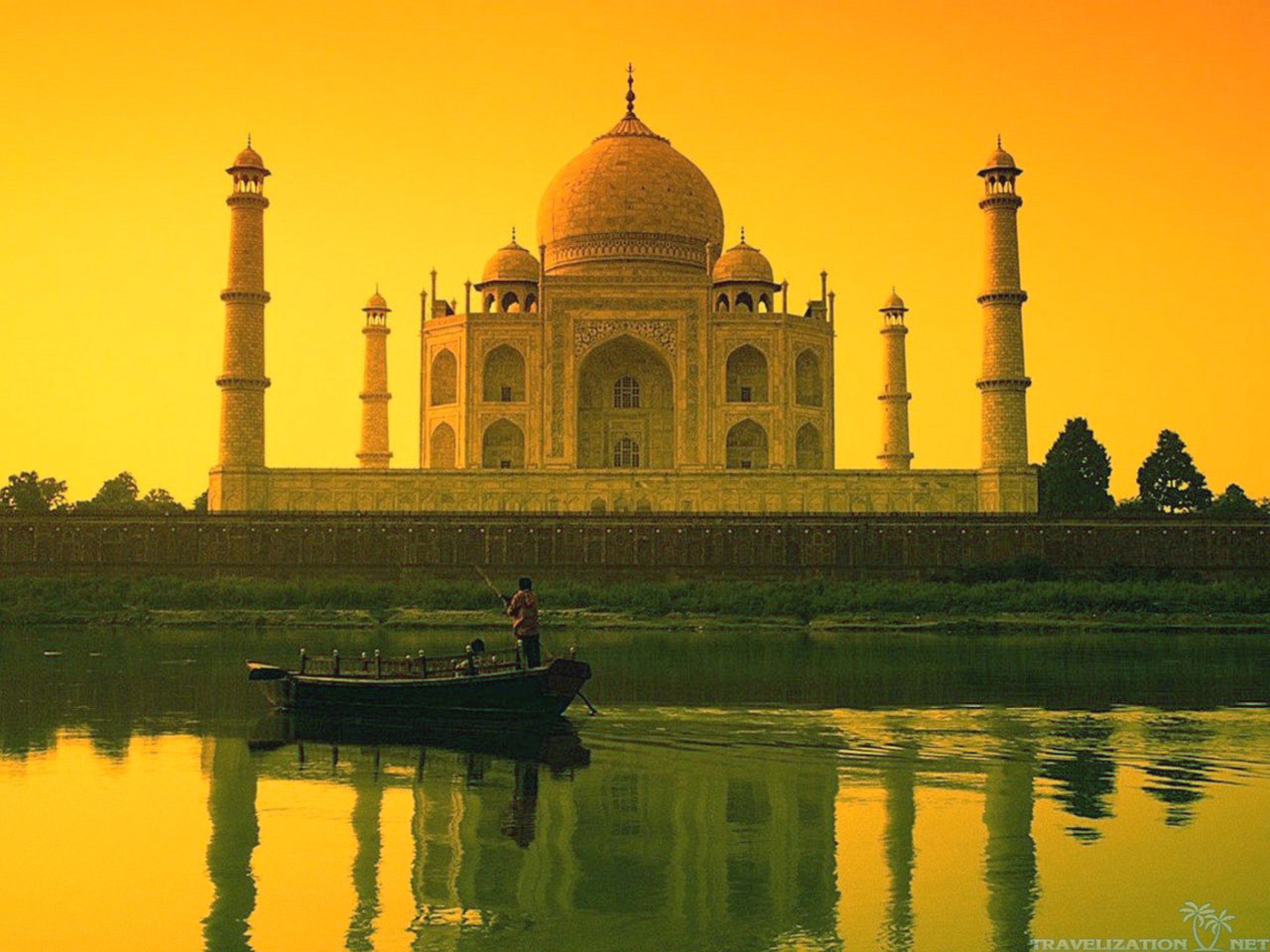 Golden Taj Mahal Hd Wallpaper - Taj Mahal , HD Wallpaper & Backgrounds