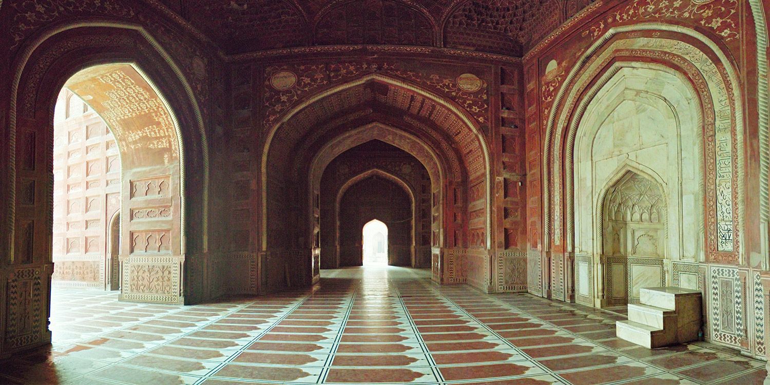 Tour The Grounds Of The Taj Mahal - Taj Mahal Andar Se , HD Wallpaper & Backgrounds
