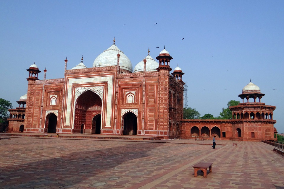 Taj Mahal Mosque, Red Sandstone - Taj Mahal , HD Wallpaper & Backgrounds