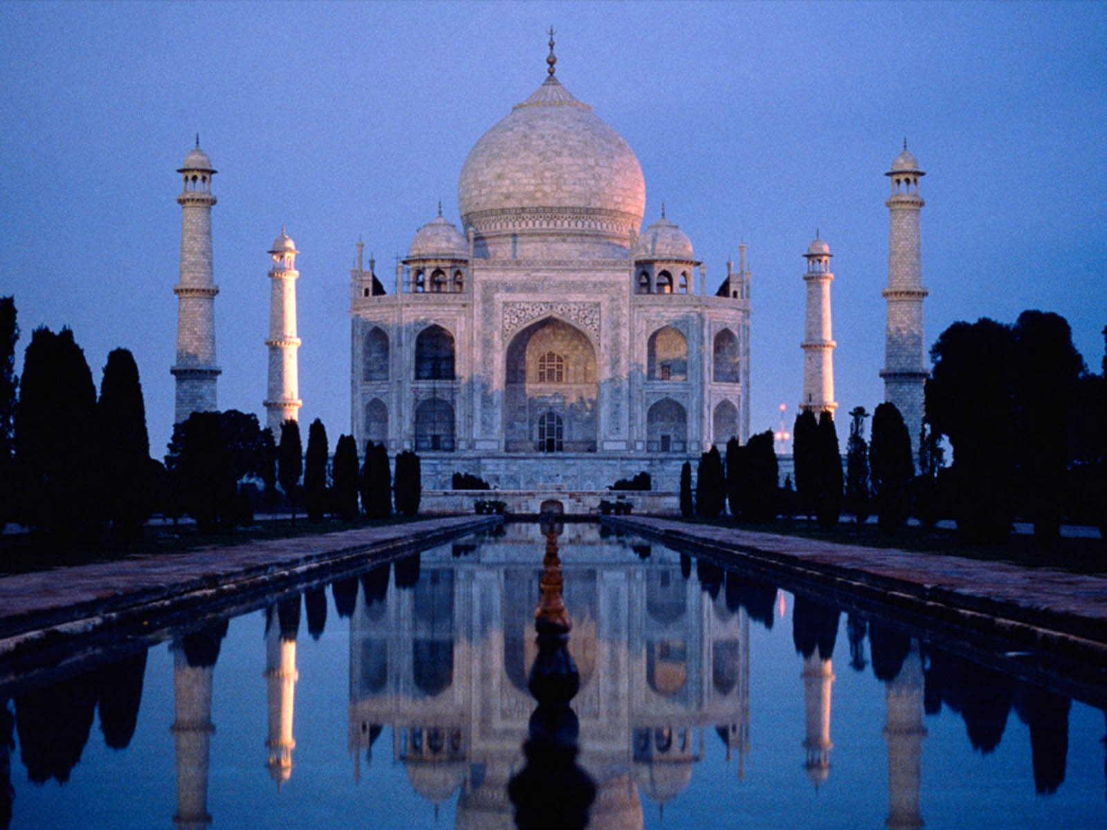 Taj Mahal By Night , HD Wallpaper & Backgrounds