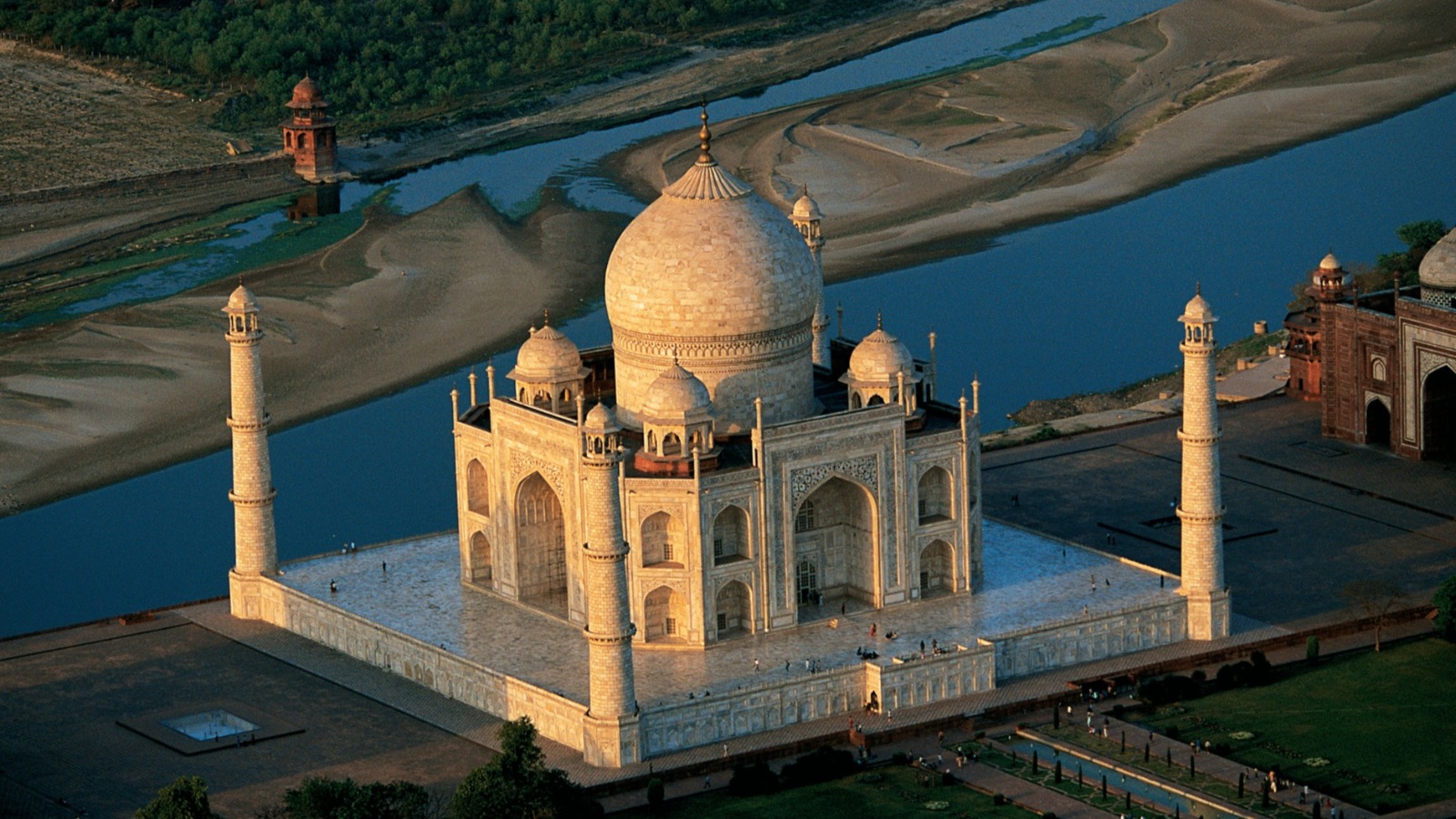 Taj Mahal Top View , HD Wallpaper & Backgrounds