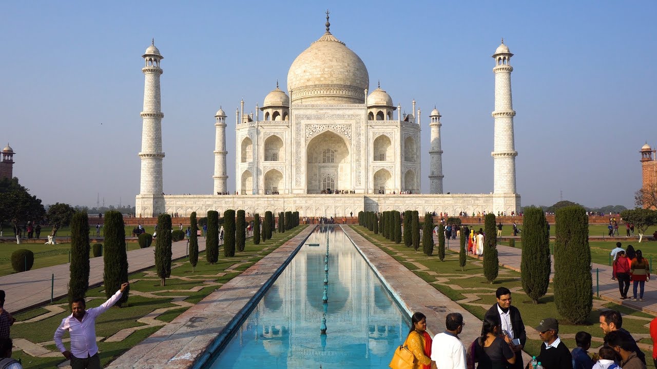 Taj Mahal, Agra, India In 4k Ultra Hd - Taj Mahal , HD Wallpaper & Backgrounds
