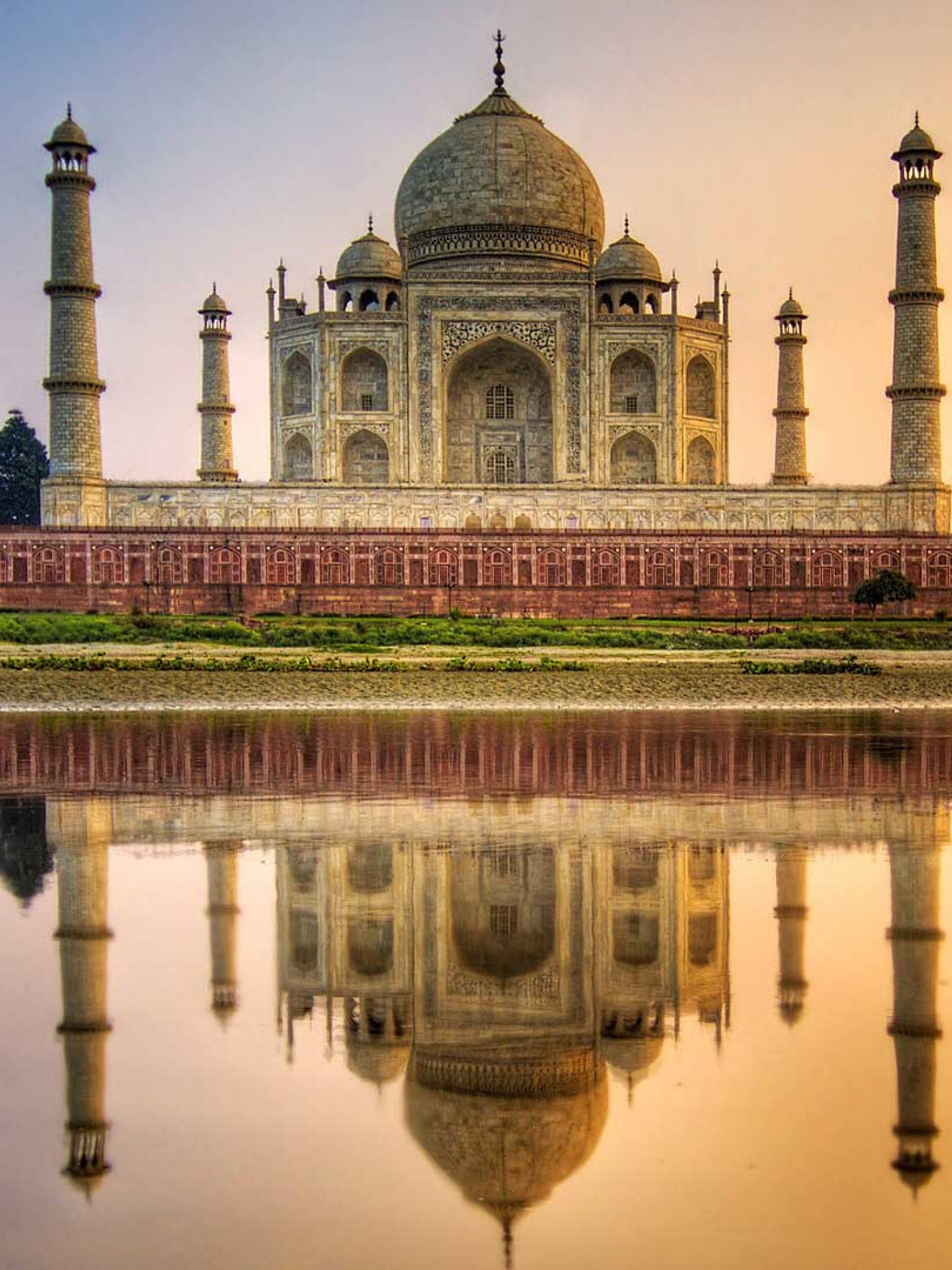 Wallpaper Taj Mahal, Agra, India, Mausoleum, Mosque - Taj Mahal , HD Wallpaper & Backgrounds