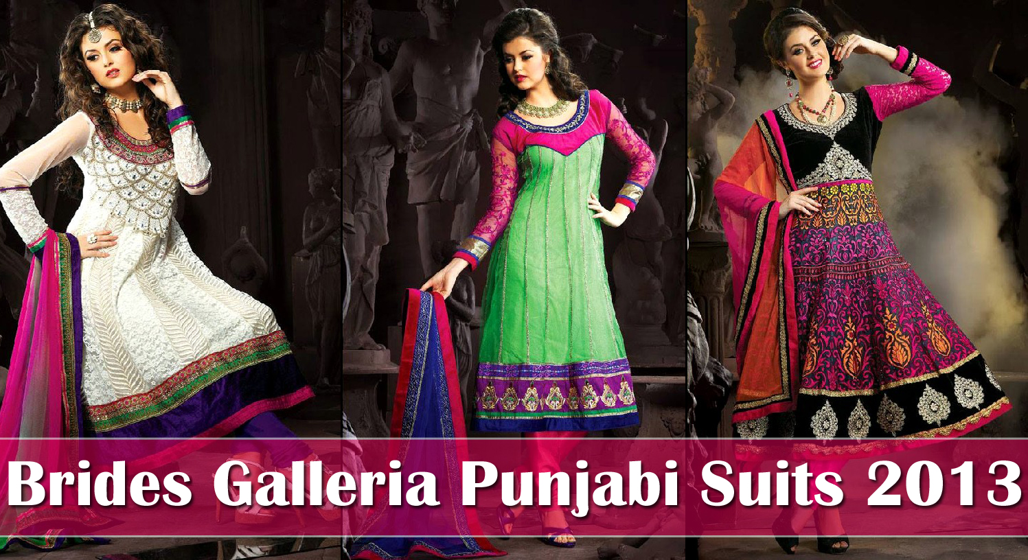 Punjabi Suits 2013 For Girls - Ladies Shop Banner Design , HD Wallpaper & Backgrounds