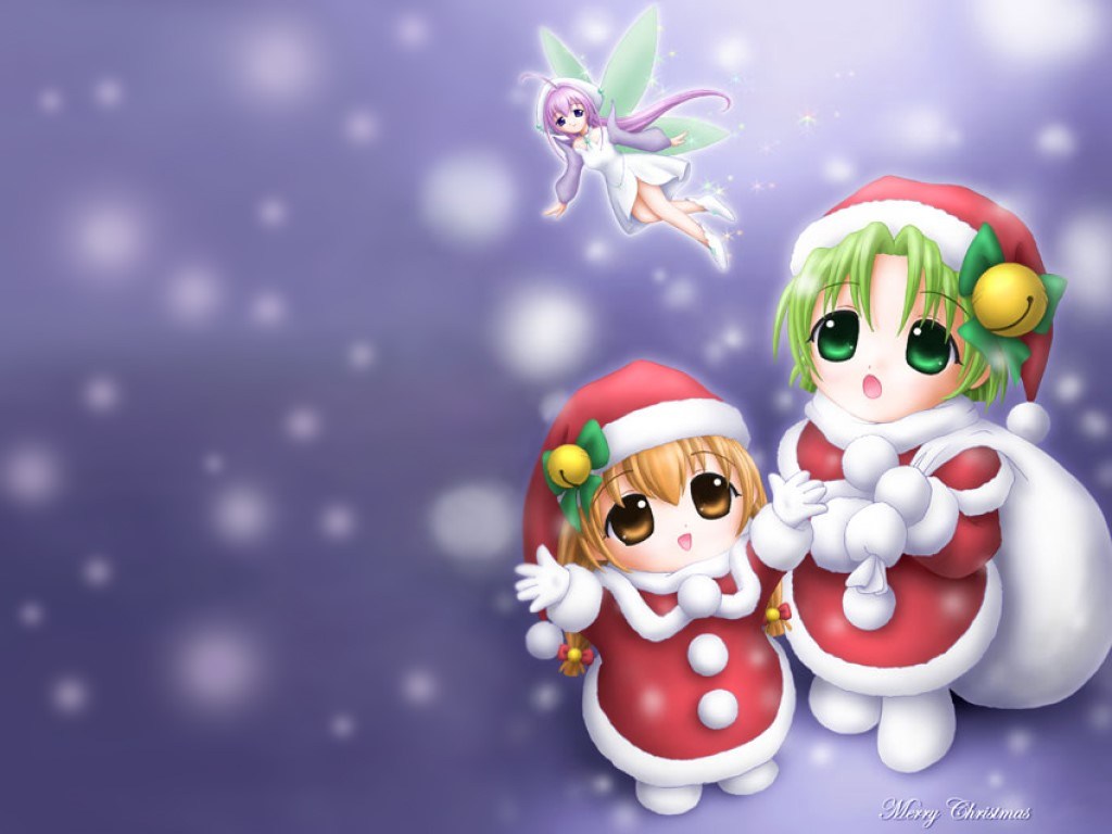 Chibi Xmas , HD Wallpaper & Backgrounds