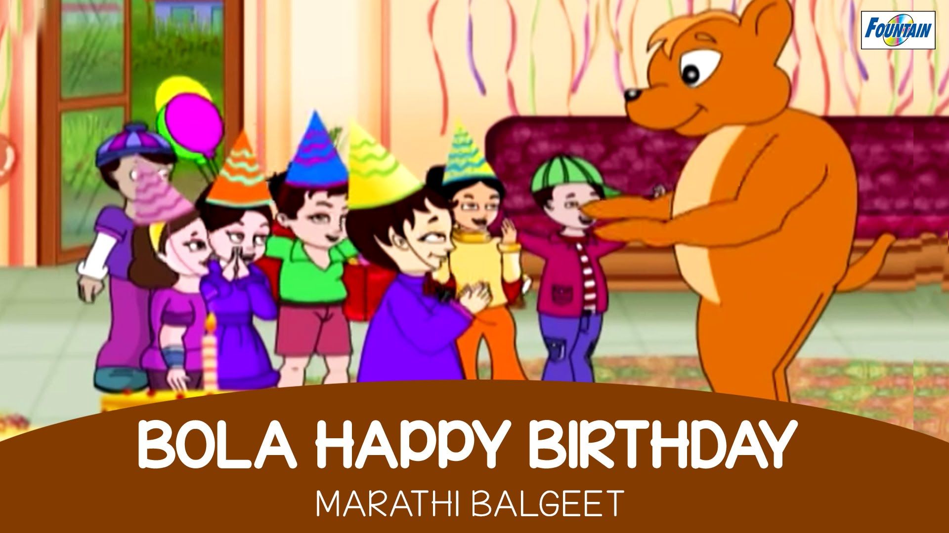 Bola Happy Birthday - Marathi Cartoon Video Song , HD Wallpaper & Backgrounds