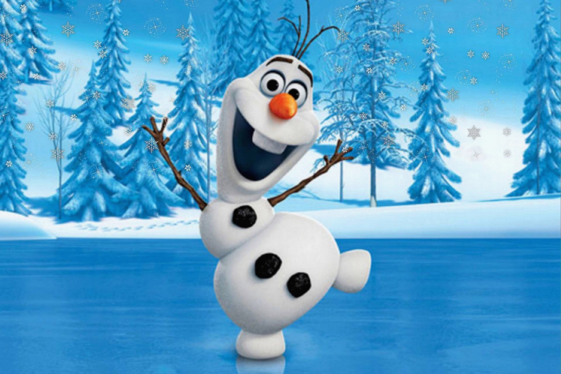 Zedge - Elsa Snowman , HD Wallpaper & Backgrounds