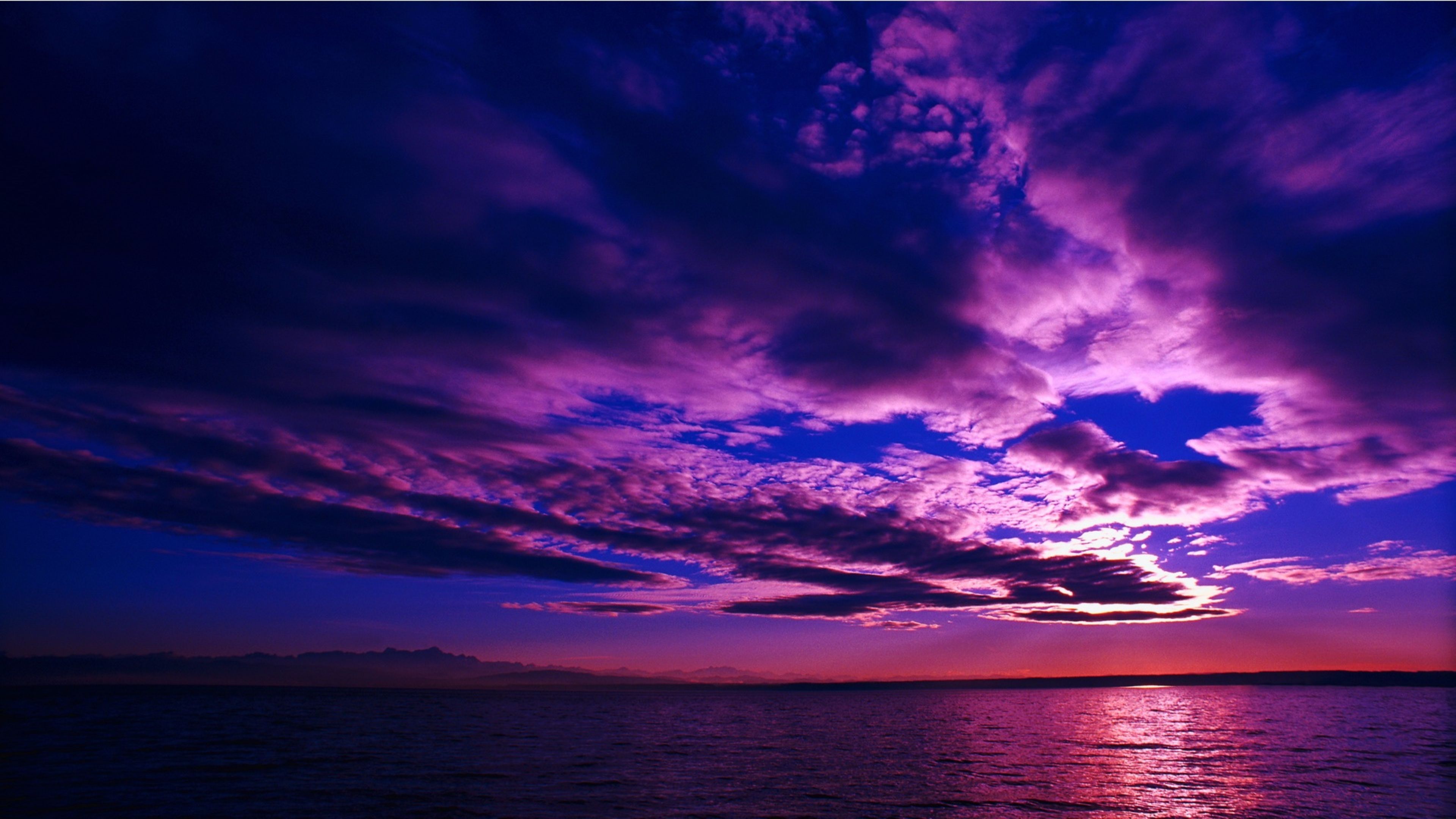 Purple Sunset Wallpaper - Purple Sunset Wallpaper Hd , HD Wallpaper & Backgrounds