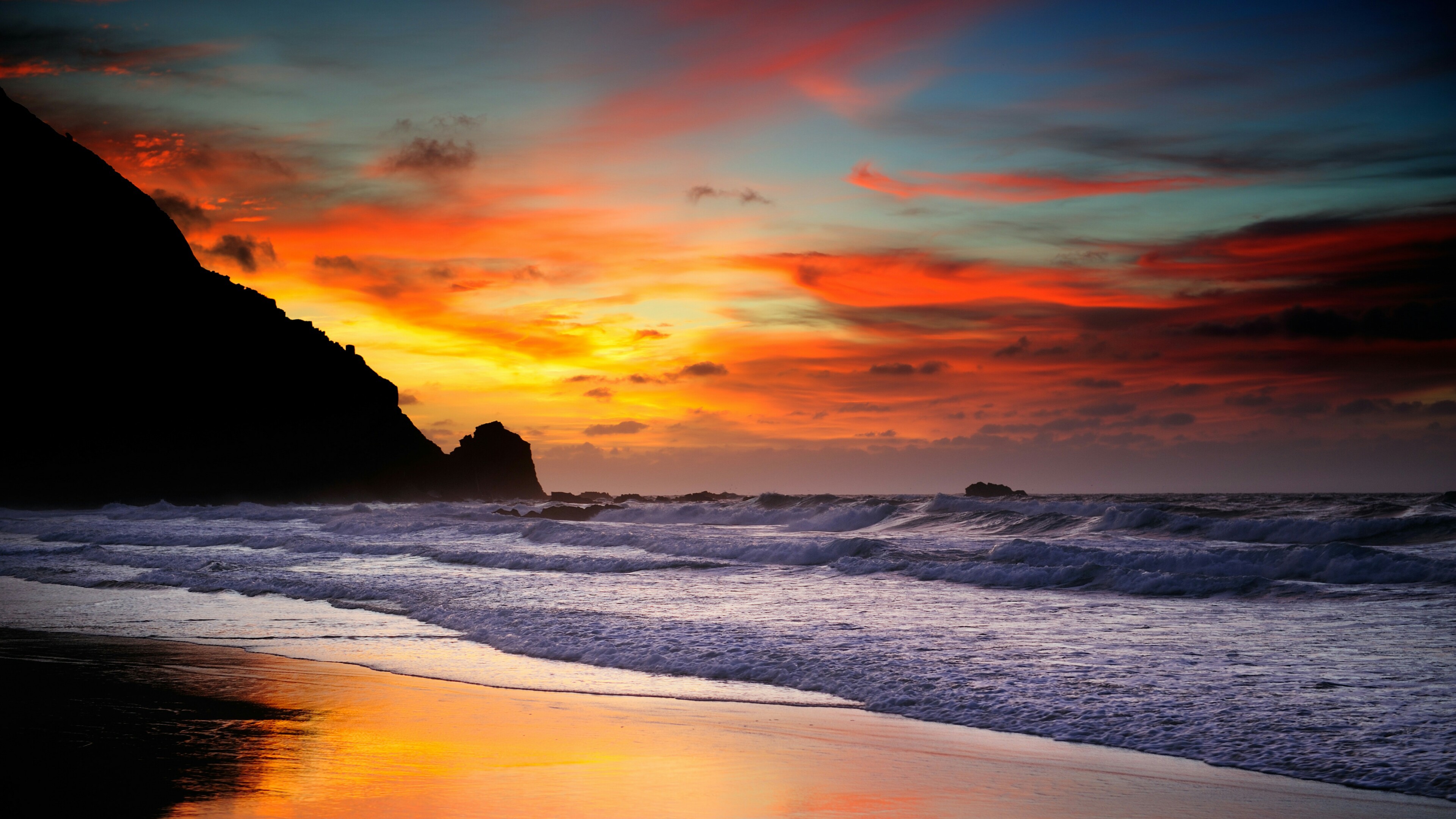 2880x1800, Summer Sunset - Summer Sunset Beautiful Desktop Backgrounds , HD Wallpaper & Backgrounds