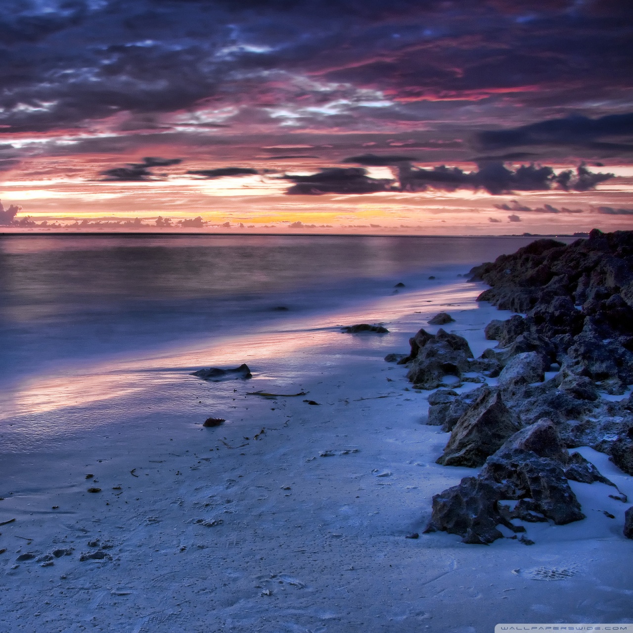 Ipad - Night Time Beach Background , HD Wallpaper & Backgrounds