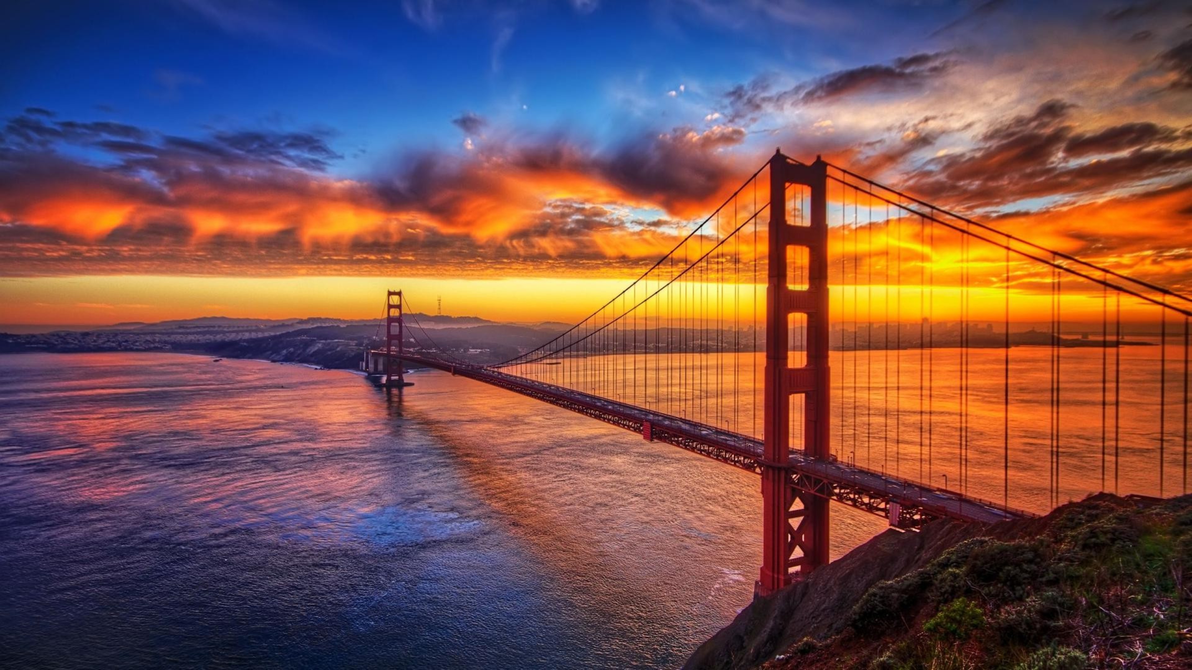Bridge Sunset Sky , HD Wallpaper & Backgrounds