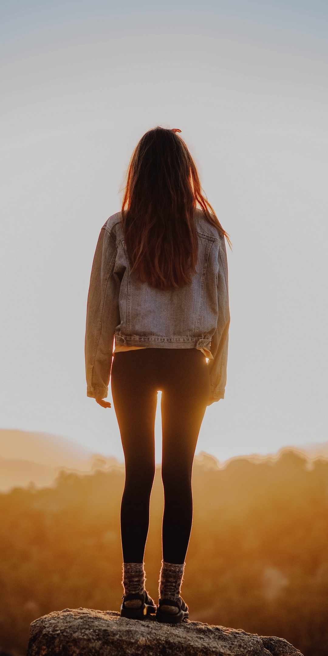 Girl And Sunset - Random Click For Girl , HD Wallpaper & Backgrounds