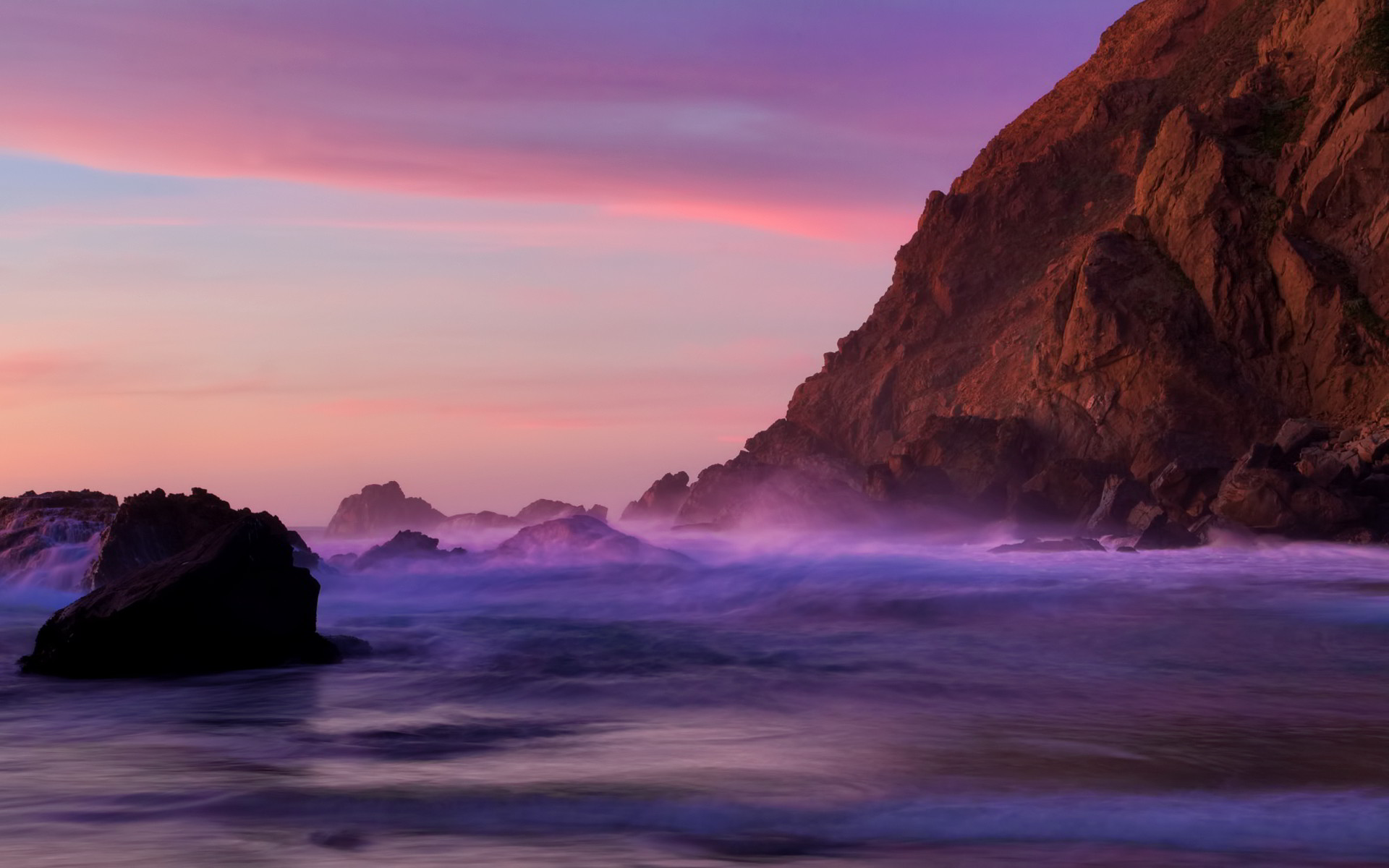 Sunset Wallpapers Mobile On Wallpaper Hd 1920 X 1080 - California Coast Sunset , HD Wallpaper & Backgrounds