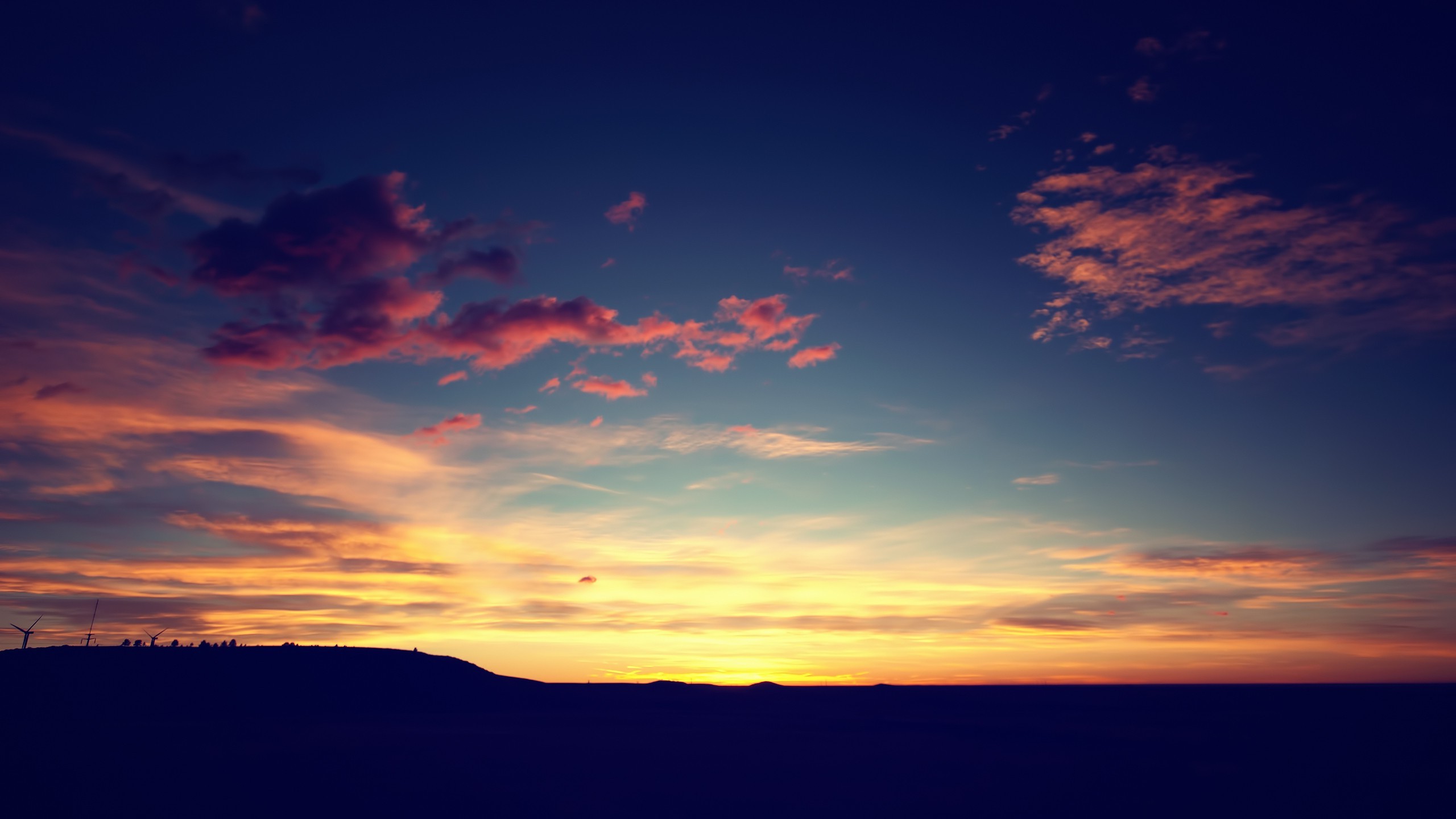 Sunset, Sky, Landscape - Sunset Sky High Quality , HD Wallpaper & Backgrounds