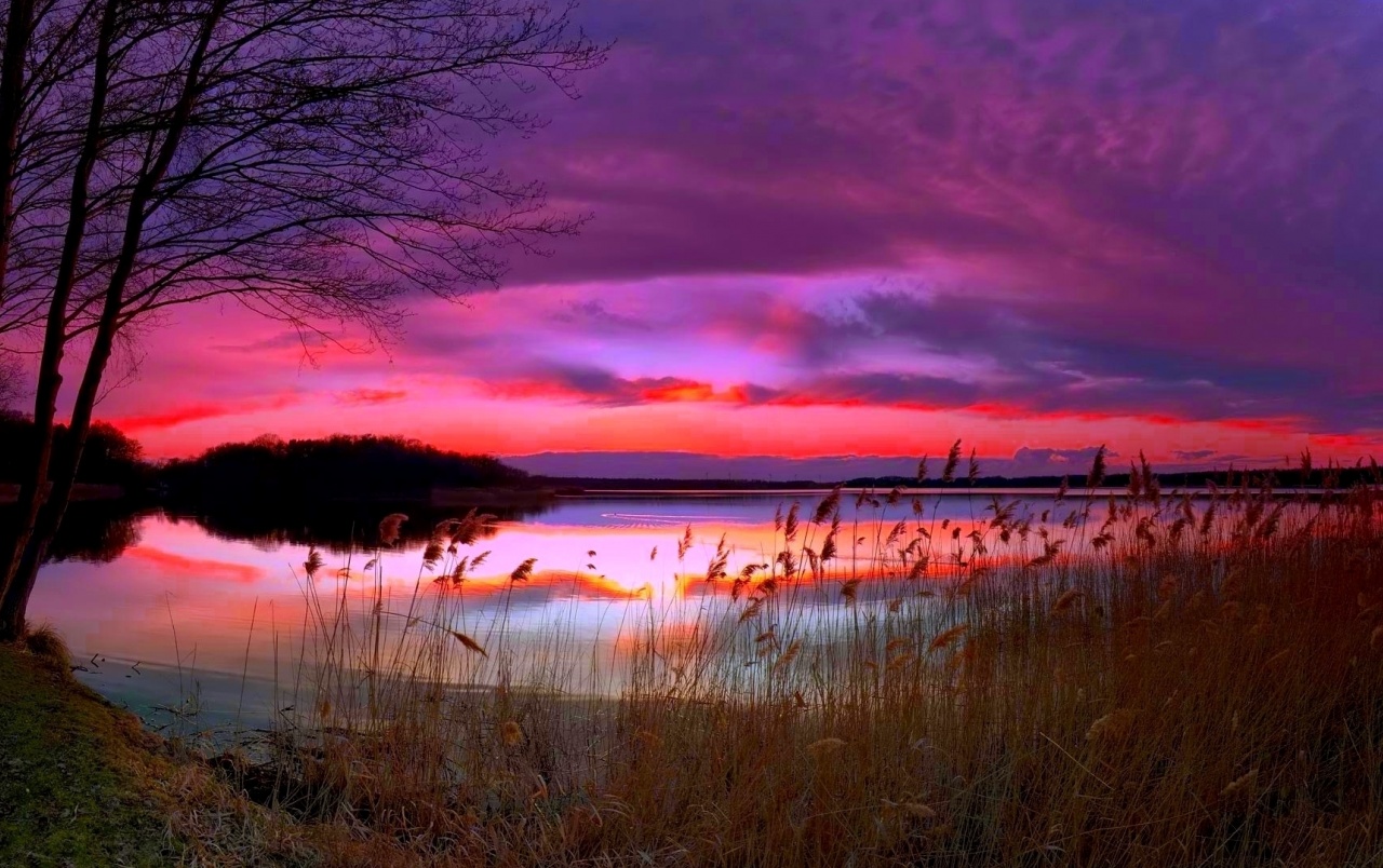 Hd Amazing Purple Sunset Wallpapers - Hd Mac Wallpaper Sunset , HD Wallpaper & Backgrounds