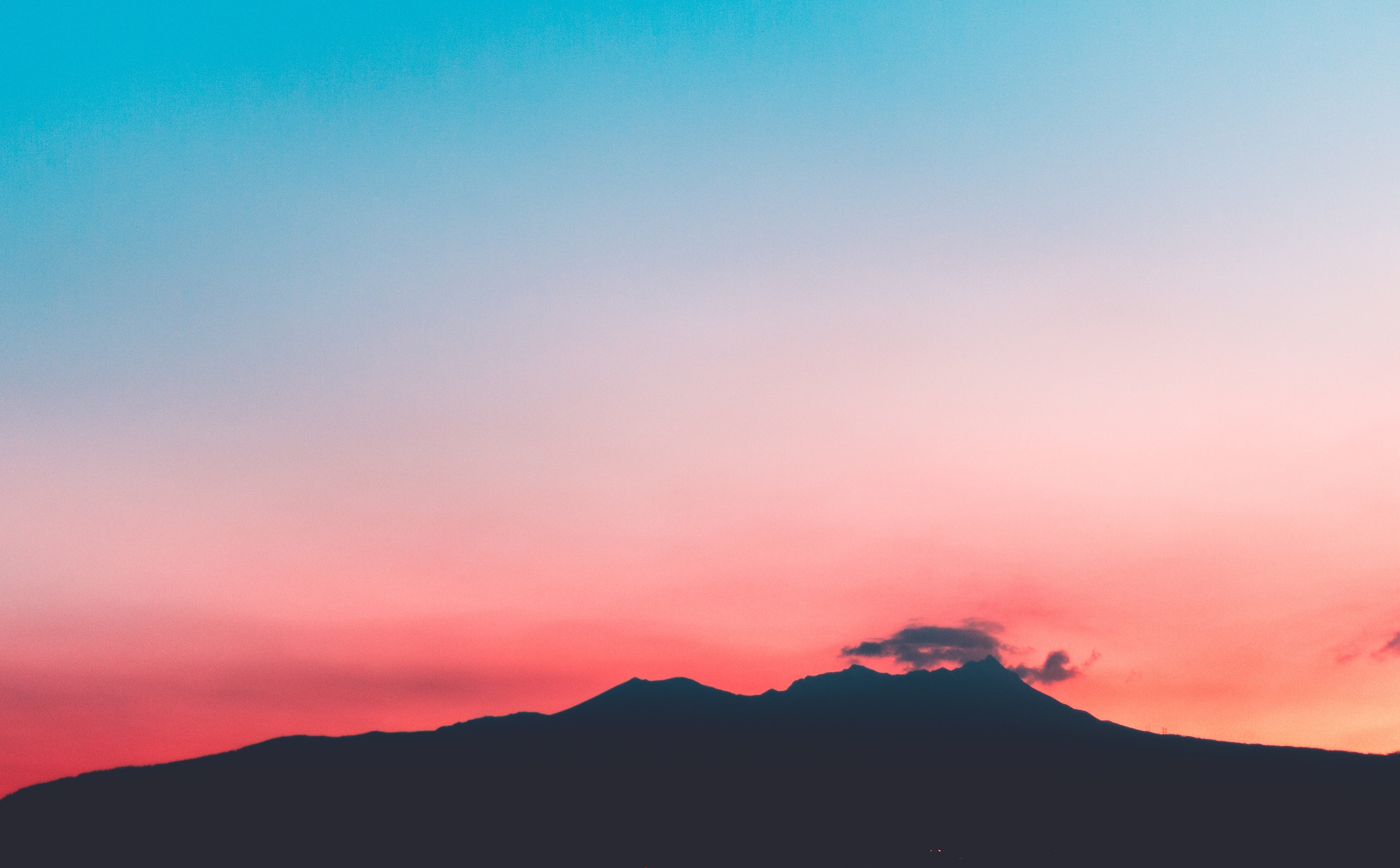 Black Mountain, Mountains, Sunset, Sky Hd Wallpaper - Chill Landscape , HD Wallpaper & Backgrounds