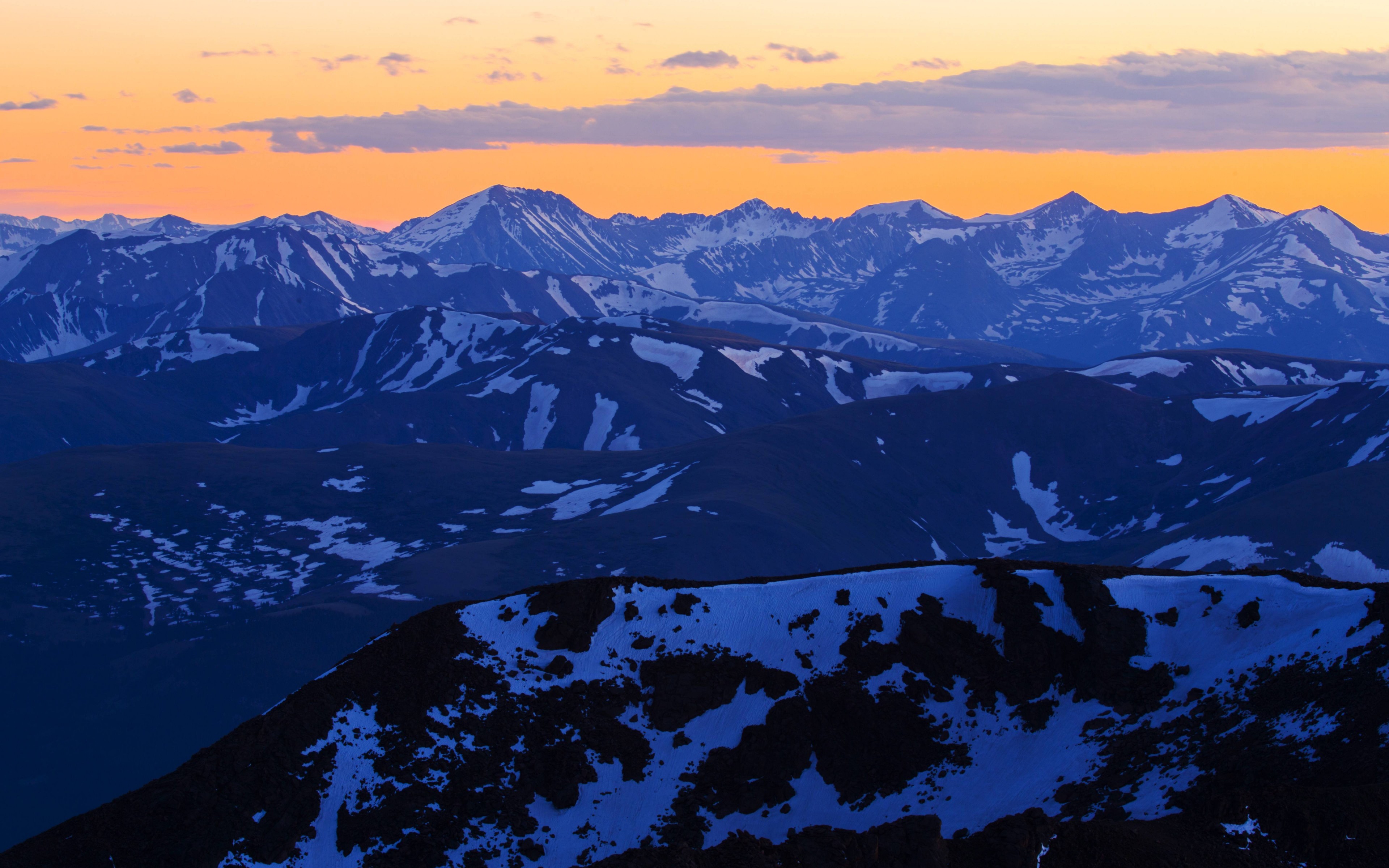 Colorado Mountain Sunset Wallpaper - Summit , HD Wallpaper & Backgrounds