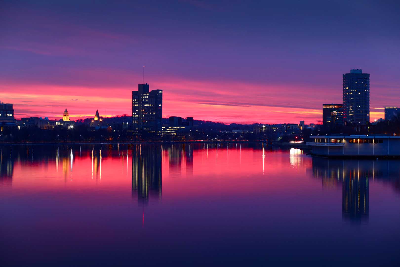 Purple Sunset Desktops Backgrounds Wallpaper 1620×1080 - Pink Sunset In The City , HD Wallpaper & Backgrounds