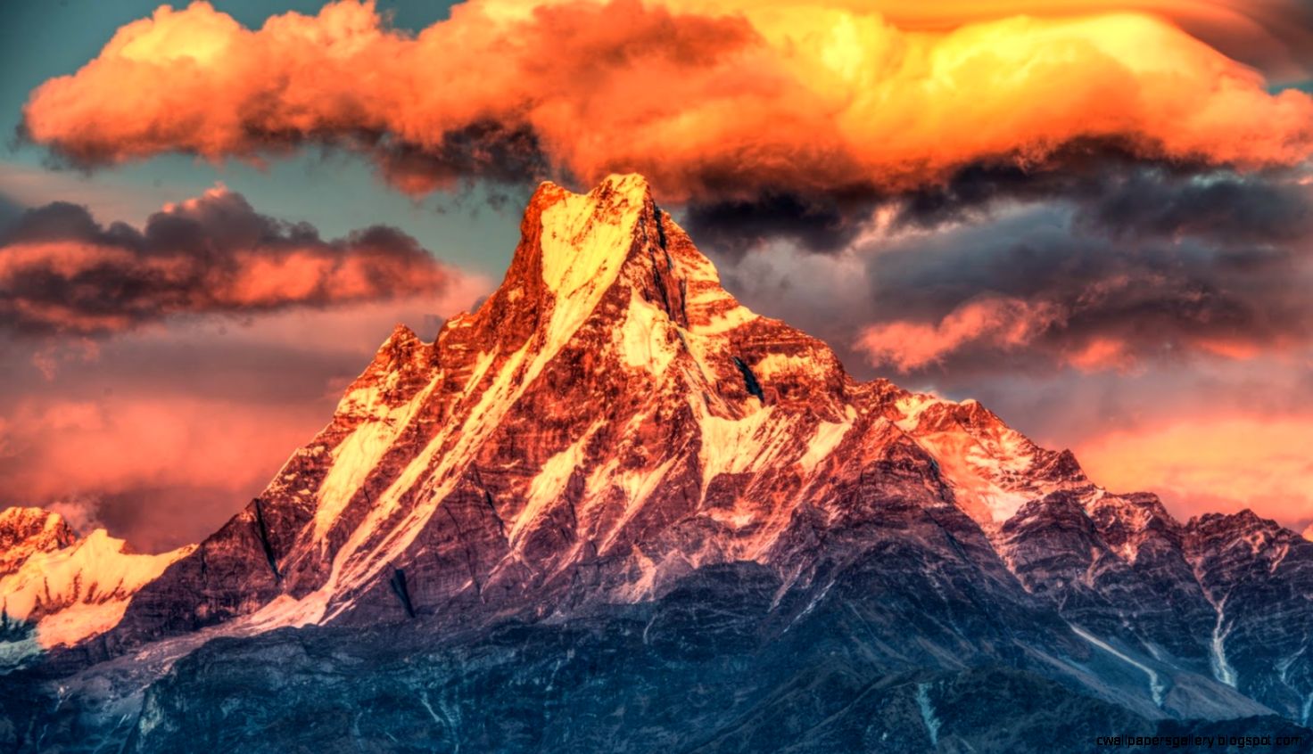 View Original Size - Himalayas Hd , HD Wallpaper & Backgrounds