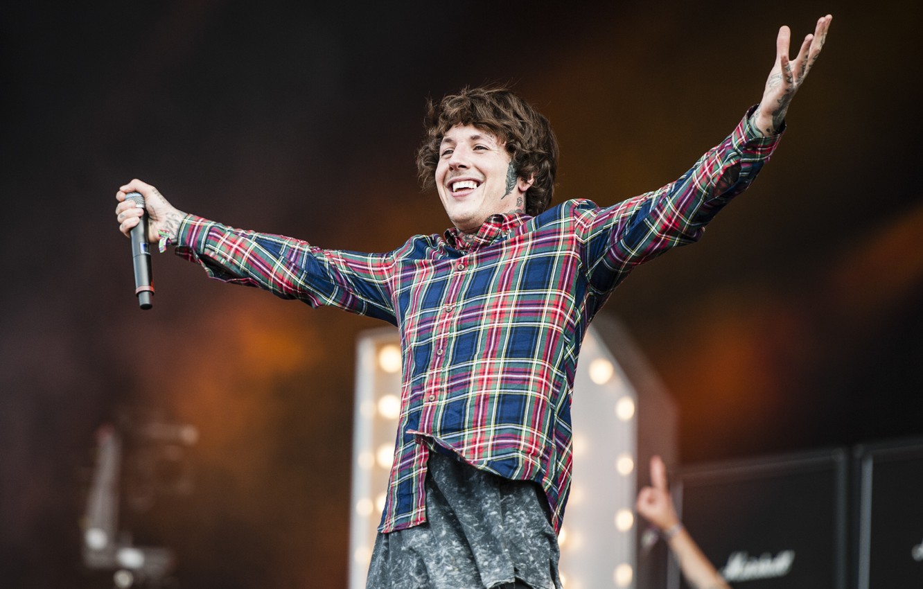 Photo Wallpaper Tattoo, Drop Dead, Bmth, Oliver Sykes, - Oliver Sykes , HD Wallpaper & Backgrounds