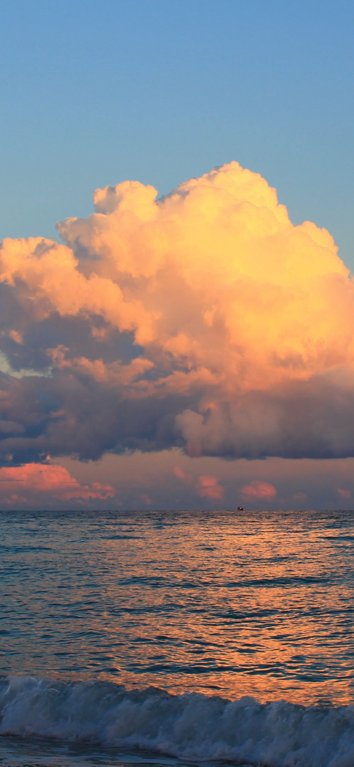 Tranquillity, Sunrise, Sky, Ocean, Sunset Wallpaper - Ocean Sunsets Iphone , HD Wallpaper & Backgrounds