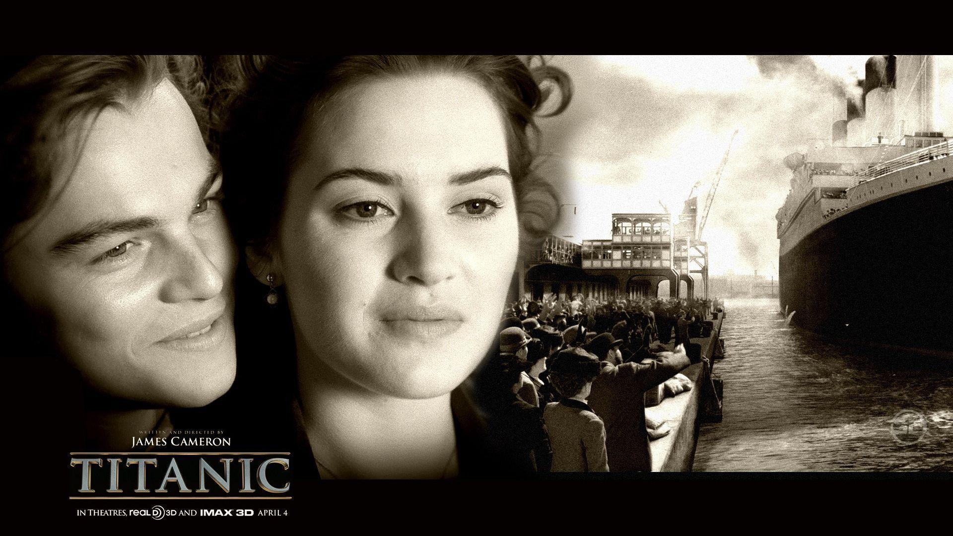 Titanic 3d High-definition Movie Wallpapers - Leonardo Dicaprio Titanic , HD Wallpaper & Backgrounds