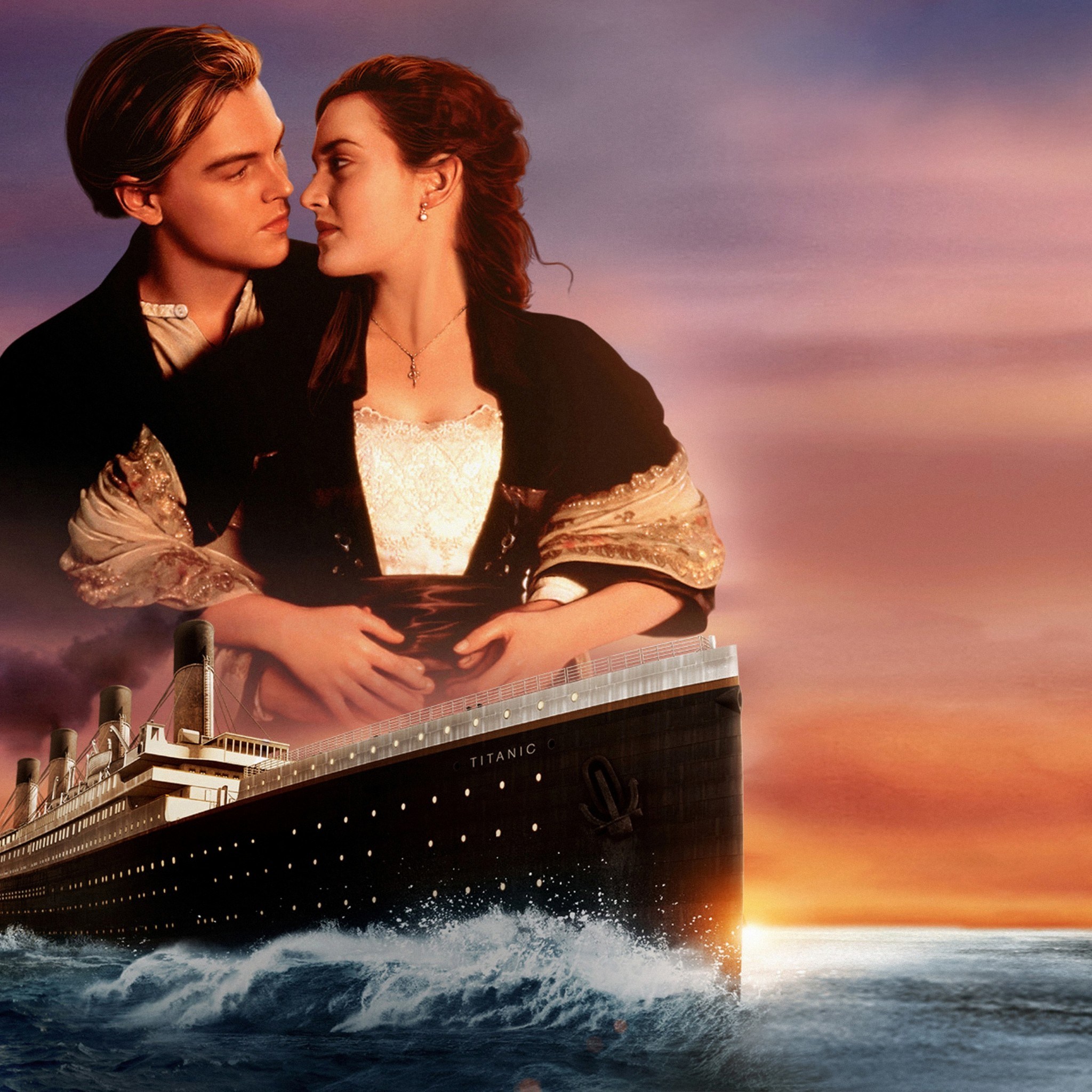 Wallpaper Titanic Leonardo Dicaprio Kate Winslet Hd - Ship Titanic Jack And Rose , HD Wallpaper & Backgrounds