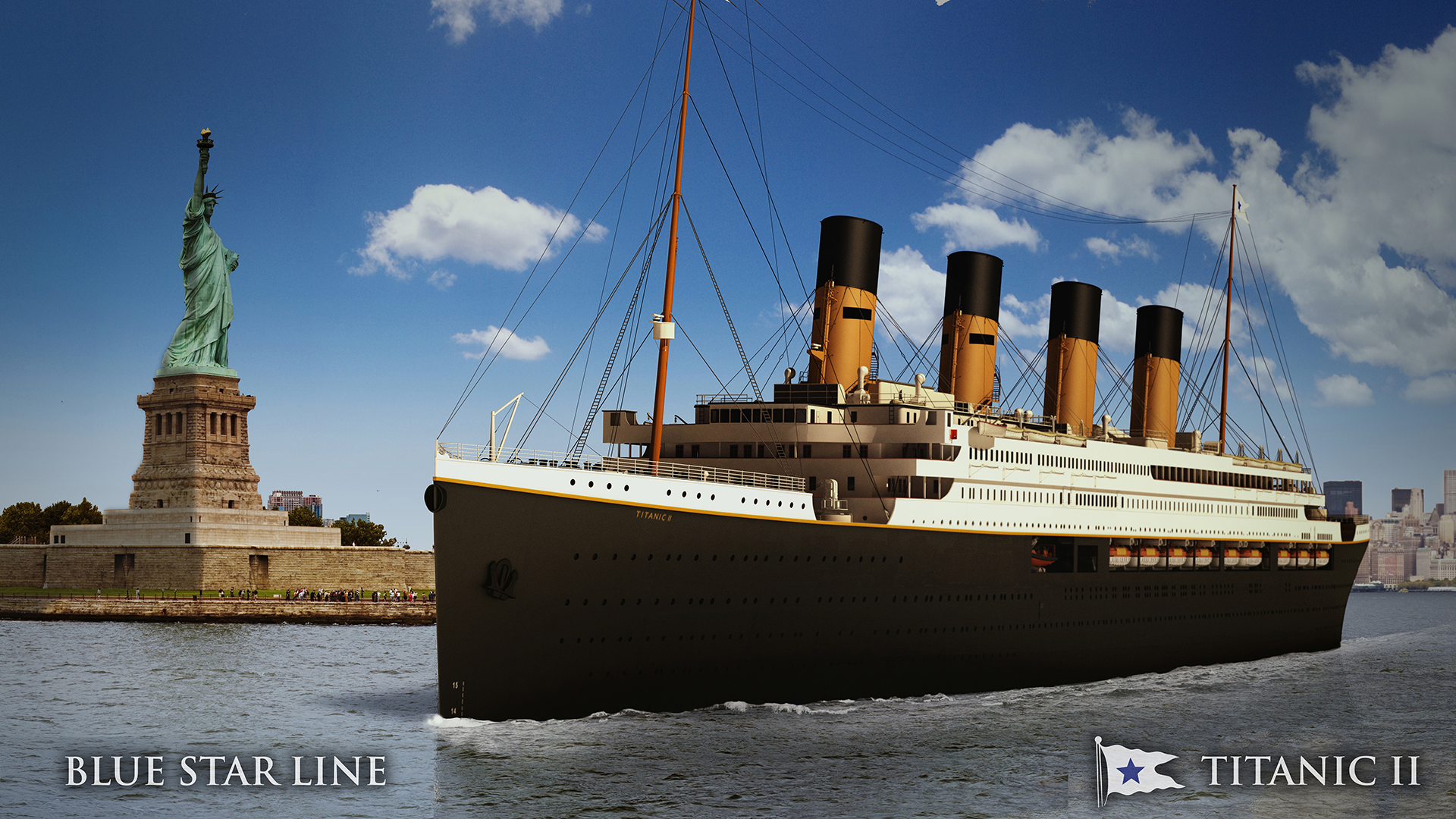 Deltamarin's Further Involvement In Titanic Ii Project - Statue Of Liberty , HD Wallpaper & Backgrounds