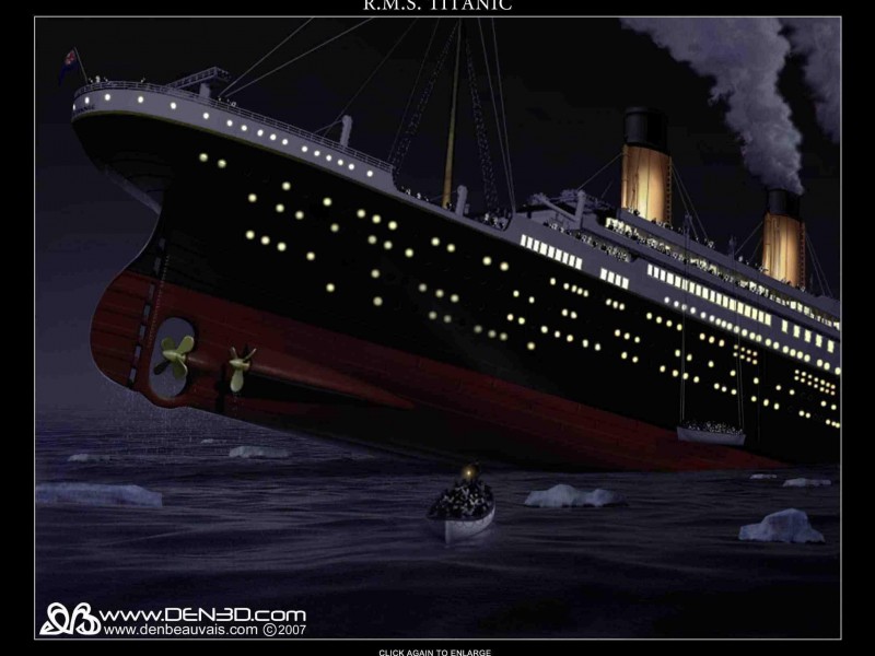 Titanic Sinking , HD Wallpaper & Backgrounds